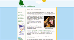 Desktop Screenshot of epilepsyhealth.com